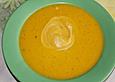 Scharfe K&uuml;rbiscremesuppe
