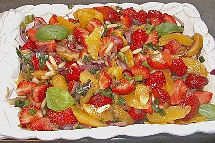 Erdbeersalat in Orangensauce 2