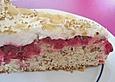 Johannis - Nuss - Kuchen mit Baiser