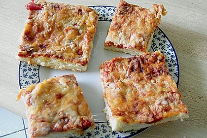Quark - Öl - Teig für Pizza 4