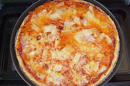 Quark - Öl - Teig für Pizza 2