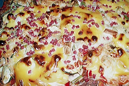 Quark - Öl - Teig für Pizza 10