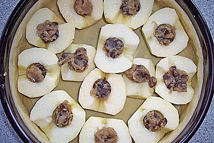 Bratapfelkuchen mit Zimt - Marzipan 25