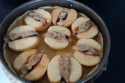 Bratapfelkuchen mit Zimt - Marzipan 38