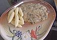 Pikanter Amaranthauflauf mit Champignon