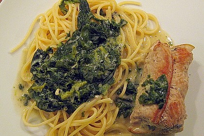Schweineroulade mit Gorgonzola 2