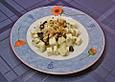Melone mit Blauschimmelk&auml;se