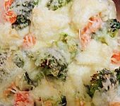 Brokkoli - Blumenkohl Gratin (Bild)