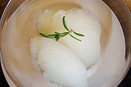 Rosmarin - Zitronen - Sorbet 4