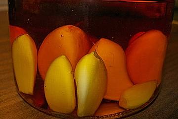 Beschwipster Knoblauch