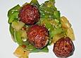 S&uuml;&szlig; - saure Schweinefleischb&auml;llchen mit Gem&uuml;se