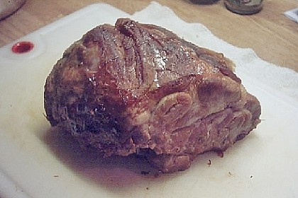 Schweinebraten, nur mit Wasser gemacht 1