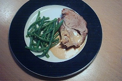 Schweinebraten, nur mit Wasser gemacht