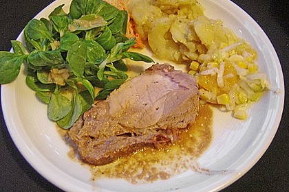Schweinebraten, nur mit Wasser gemacht 12