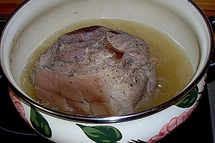 Schweinebraten, nur mit Wasser gemacht 13