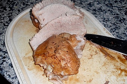 Schweinebraten, nur mit Wasser gemacht 15