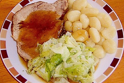 Schweinebraten, nur mit Wasser gemacht 16