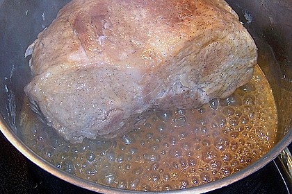 Schweinebraten, nur mit Wasser gemacht 3