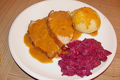 Schweinebraten, nur mit Wasser gemacht 22