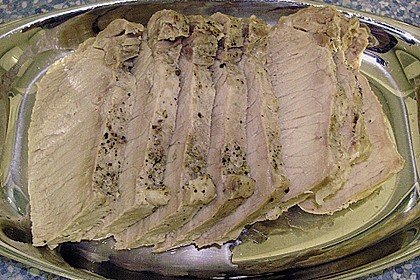 Schweinebraten, nur mit Wasser gemacht 24