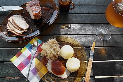 Schweinebraten, nur mit Wasser gemacht 28