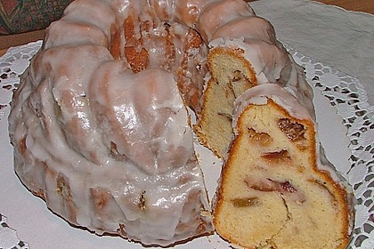 Buttermilch - Kuchen mit Fr&uuml;chten 2