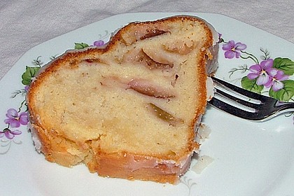 Buttermilch - Kuchen mit Fr&uuml;chten 3