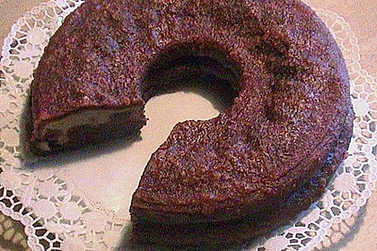 Buttermilch - Kuchen mit Fr&uuml;chten 6