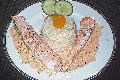 Lachs in Orangensauce 1