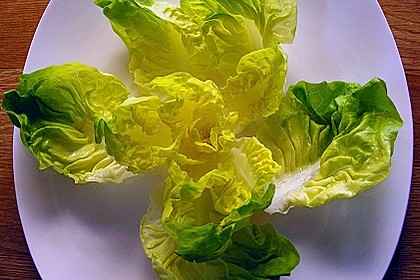 Gr&uuml;ner Salat mit Zitrone 1