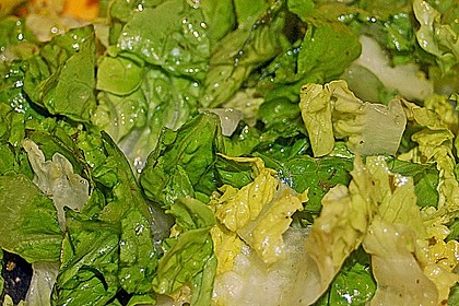 Gr&uuml;ner Salat mit Zitrone 7