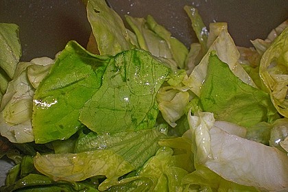Gr&uuml;ner Salat mit Zitrone 13