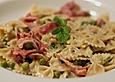 Orecchiette mit Minze - Sahne - So&szlig;e
