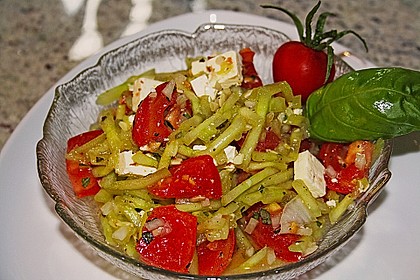 Gurken, Tomaten, Feta Salat 9