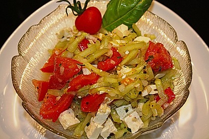 Gurken, Tomaten, Feta Salat 11