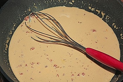 Feldsalat mit Sahne - Speck - Sauce 11
