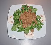 Feldsalat mit Sahne - Speck - Sauce (Bild)
