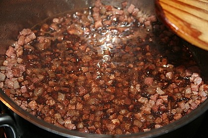Feldsalat mit Sahne - Speck - Sauce 21