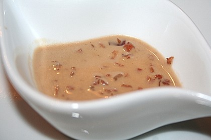 Feldsalat mit Sahne - Speck - Sauce 22