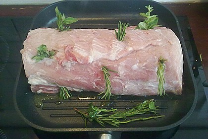 4 - Stunden Schweinerücken, griechisch 56