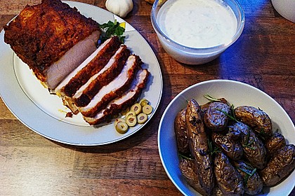 4 - Stunden Schweinerücken, griechisch 17