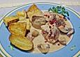 Champignons mit Medaillons