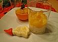 Winterliches Orangensorbet