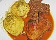 G&auml;nsebrust im Bratschlauch mit Niedrigtemperatur
