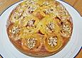 Pfirsich - Nuss - Kuchen