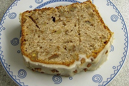Apfelmuskuchen mit Ahornsirup - Glasur 7