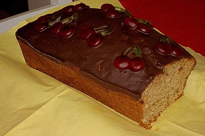 Apfelmuskuchen mit Ahornsirup - Glasur 3