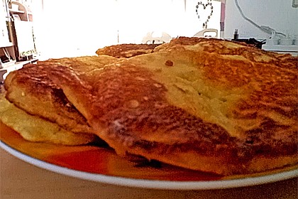 Süße dicke Eierpfannkuchen 7