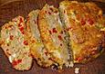 Paprika-Feta-Hackbraten aus dem Backofen
