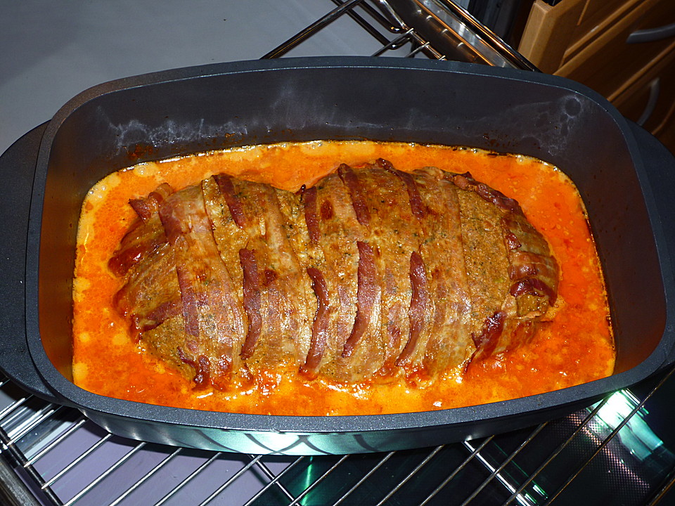Paprika-Feta-Hackbraten aus dem Backofen (Rezept mit Bild) | Chefkoch.de